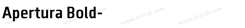 Apertura Bold字体转换 Apertura Bold字体转换